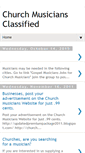 Mobile Screenshot of churchmusiciansclassified.blogspot.com