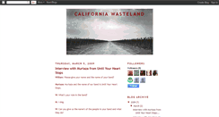 Desktop Screenshot of californiawasteland.blogspot.com