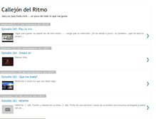 Tablet Screenshot of callejondelritmo.blogspot.com