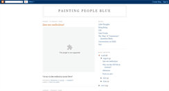 Desktop Screenshot of paintingpeopleblue.blogspot.com