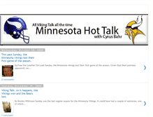 Tablet Screenshot of mn-vikingstalk.blogspot.com