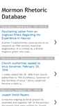 Mobile Screenshot of mormonrhetoricdatabase.blogspot.com