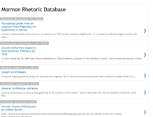 Tablet Screenshot of mormonrhetoricdatabase.blogspot.com