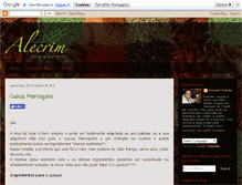 Tablet Screenshot of alecrim-blog.blogspot.com