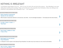 Tablet Screenshot of nothingisirrelevant.blogspot.com