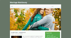 Desktop Screenshot of marriage-matrimony.blogspot.com