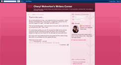 Desktop Screenshot of cherylwolverton.blogspot.com