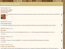 Tablet Screenshot of hypotheticalbirds.blogspot.com