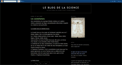 Desktop Screenshot of leblogdelascience.blogspot.com