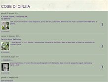 Tablet Screenshot of cosedicinzia.blogspot.com