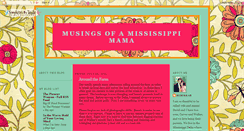 Desktop Screenshot of musingsofamississippimama.blogspot.com