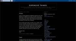 Desktop Screenshot of expensivethings.blogspot.com