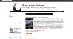 Desktop Screenshot of ideas4yourbiz.blogspot.com