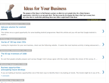 Tablet Screenshot of ideas4yourbiz.blogspot.com