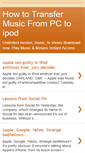 Mobile Screenshot of how-to-transfer-music-from-pc-to-ipod.blogspot.com