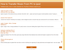 Tablet Screenshot of how-to-transfer-music-from-pc-to-ipod.blogspot.com