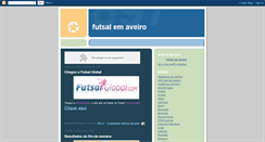 Desktop Screenshot of futsalemaveiro.blogspot.com