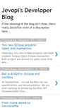 Mobile Screenshot of jevopisdeveloperblog.blogspot.com