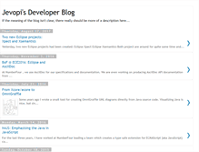 Tablet Screenshot of jevopisdeveloperblog.blogspot.com