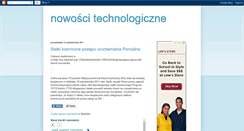 Desktop Screenshot of nowosci-technologiczne.blogspot.com