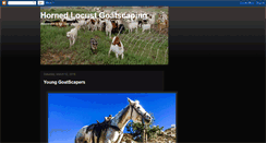 Desktop Screenshot of hornedlocustgoatscaping.blogspot.com