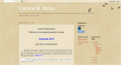 Desktop Screenshot of cursoseaulas.blogspot.com