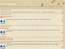 Tablet Screenshot of cursoseaulas.blogspot.com