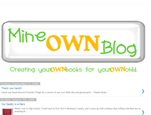 Tablet Screenshot of mineownbook.blogspot.com