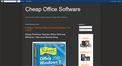 Desktop Screenshot of cheapofficesoftware.blogspot.com