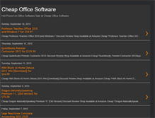 Tablet Screenshot of cheapofficesoftware.blogspot.com