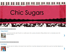 Tablet Screenshot of chicsugars.blogspot.com