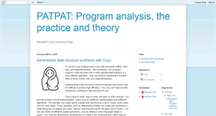 Desktop Screenshot of programanalysis.blogspot.com