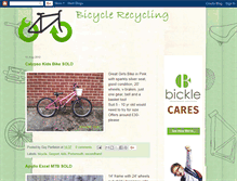 Tablet Screenshot of bicyclerecycling.blogspot.com