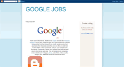 Desktop Screenshot of gogglejobs.blogspot.com