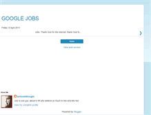 Tablet Screenshot of gogglejobs.blogspot.com