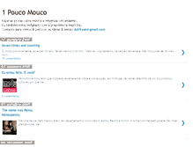 Tablet Screenshot of 1poucomouco.blogspot.com