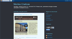 Desktop Screenshot of mentescriativas7a.blogspot.com