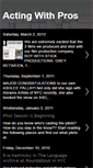 Mobile Screenshot of actingwithpros.blogspot.com