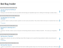 Tablet Screenshot of bed-bug-insider.blogspot.com