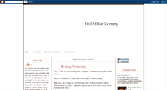 Desktop Screenshot of dialmformommy.blogspot.com