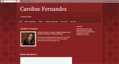 Desktop Screenshot of carolinefernandezwriter.blogspot.com