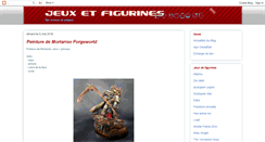 Desktop Screenshot of jeuxetfigurines.blogspot.com
