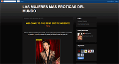 Desktop Screenshot of mujereseroticas.blogspot.com