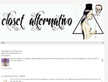 Tablet Screenshot of closetalternativo.blogspot.com