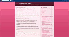 Desktop Screenshot of mystic-rose.blogspot.com