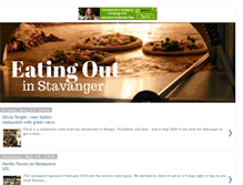 Tablet Screenshot of eatingoutinstavanger.blogspot.com