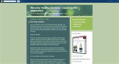 Desktop Screenshot of naturallyhealthysolutions.blogspot.com