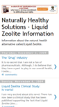 Mobile Screenshot of naturallyhealthysolutions.blogspot.com