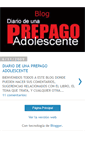 Mobile Screenshot of diariodeunaprepagoadolescente.blogspot.com