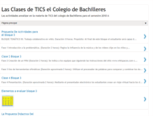 Tablet Screenshot of lasclasesdeticselcolegiodebachilleres.blogspot.com